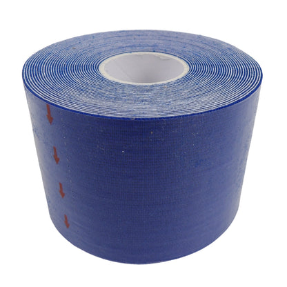 Elastisches Sporttape, 5 cm x 5 Meter, Dunkelblau - 6 Rollen