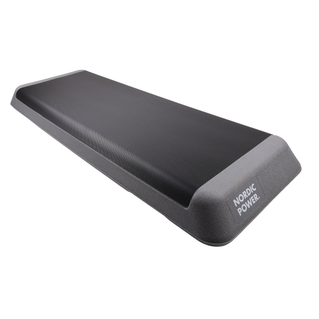 Trittbank verstellbar 68 cm, Schwarz und Grau - NORDIC POWER