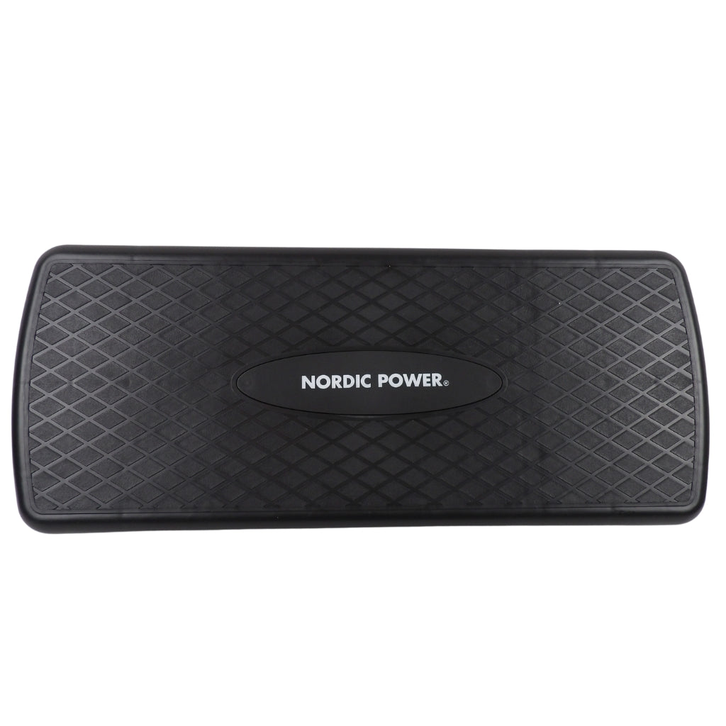 Trittbank Verstellbar 68 cm, Schwarz - NORDIC POWER