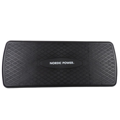 Trittbank Verstellbar 68 cm, Schwarz - NORDIC POWER