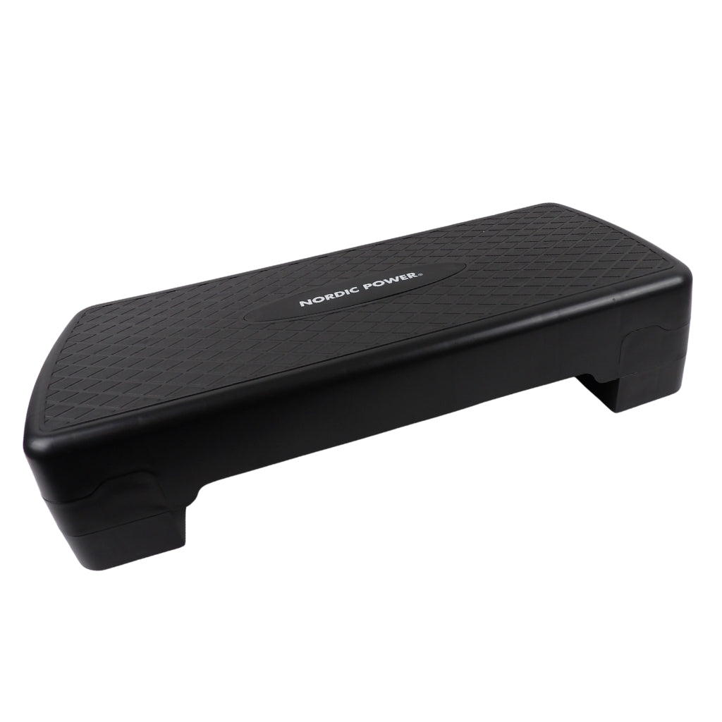 Trittbank Verstellbar 68 cm, Schwarz - NORDIC POWER
