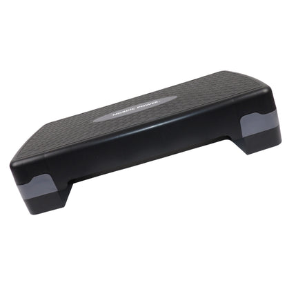 Trittbank verstellbar 68 cm, Schwarz und Grau - NORDIC POWER