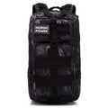 Taktischer Gym-Rucksack 25 Liter, Python Black - NORDIC POWER