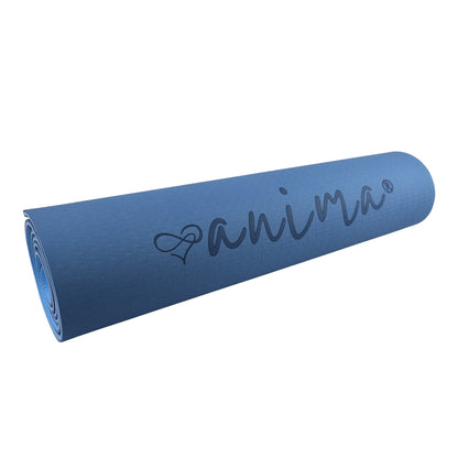 Yogamatte Grau 6 mm. NORDIC POWER