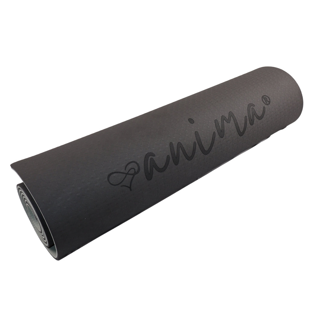 Yogamatte Grau 6 mm. NORDIC POWER