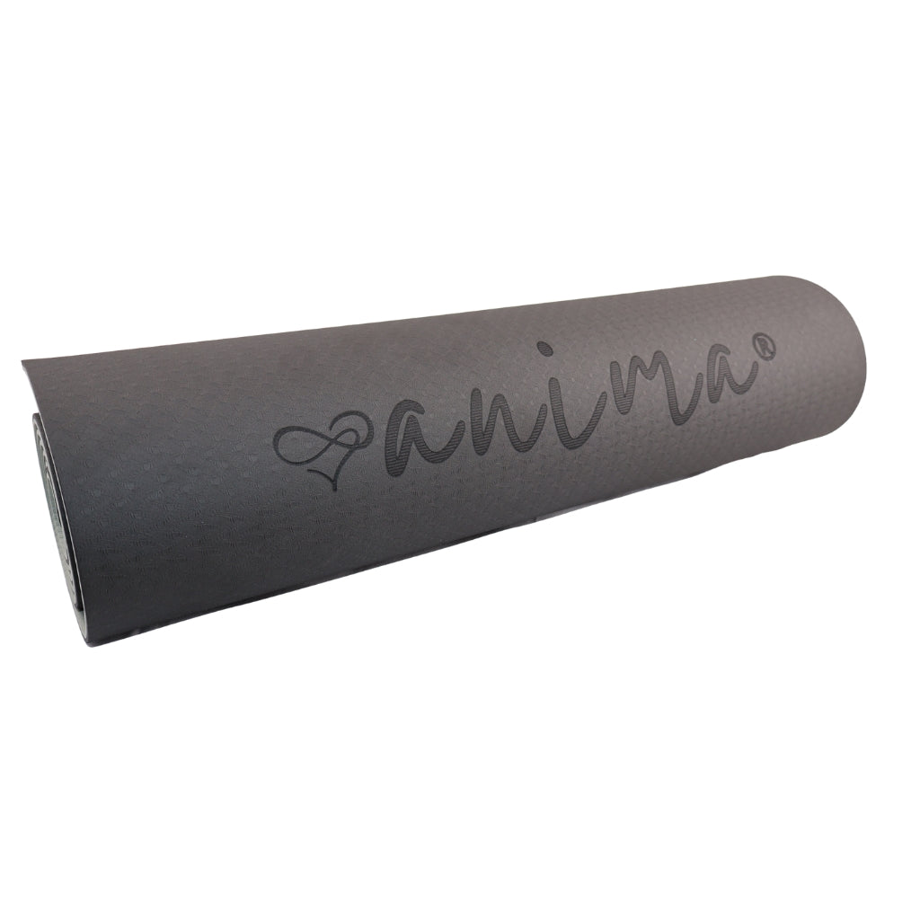 Yogamatte Grau 6 mm. NORDIC POWER