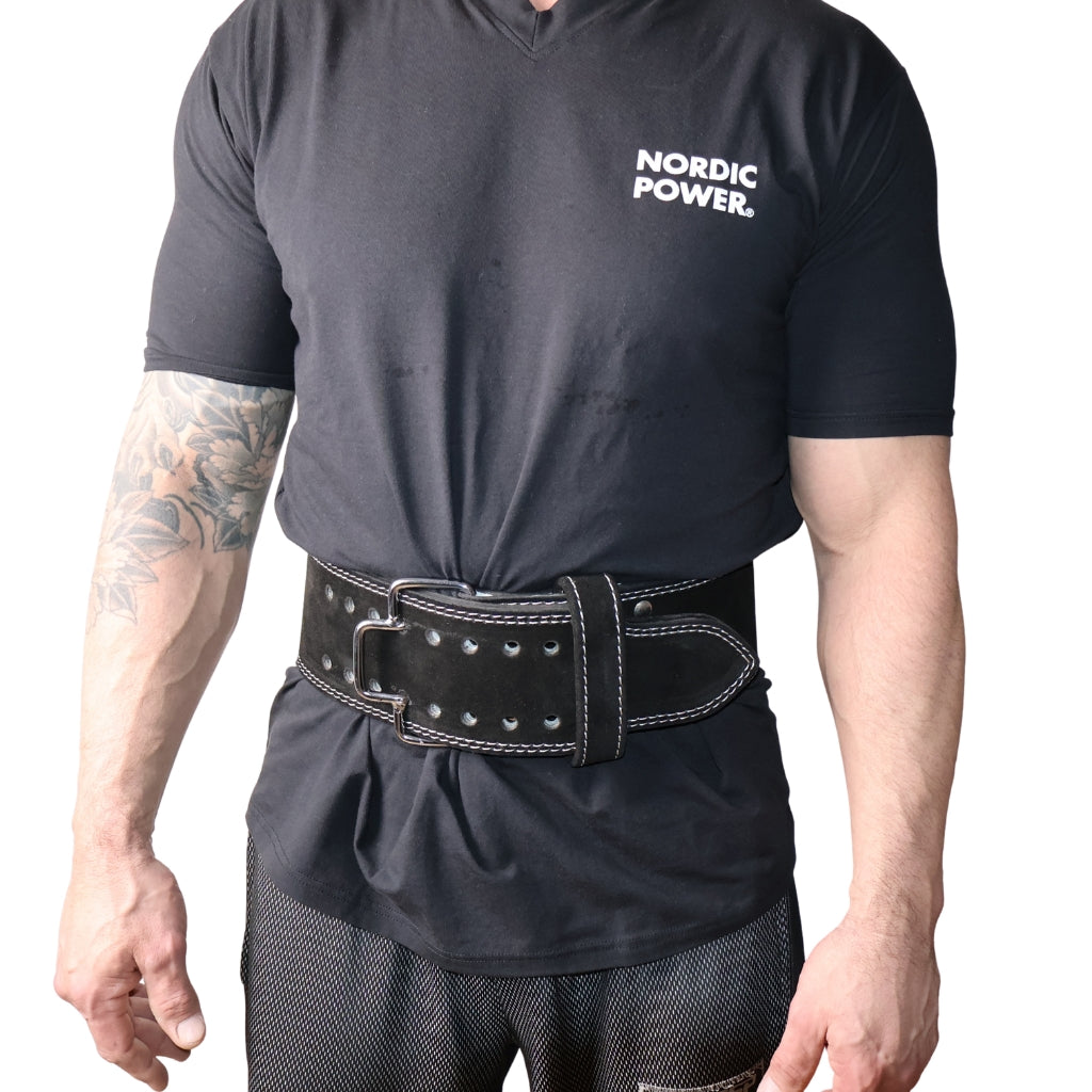 Professionelt træningsbælte, Quick Release, Large - NORDIC POWER