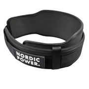 Trainingsgürtel superleicht, Größe Medium, Schwarz - NORDIC POWER