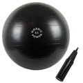 Gymnastikball 65 cm Schwarz, inkl. Pumpe - NORDIC POWER