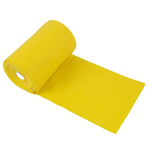 Trainingsgummi 15 Meter aus LATEX - Leichte Stärke - Gelb