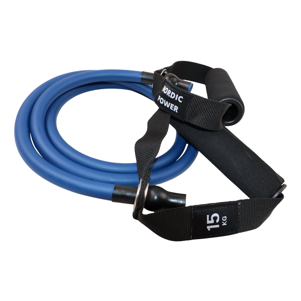 Tilbud Træningselastik - Exertube - Let, Medium, Hård, 3 Pk Købes Billigst Her - Maxis.dk