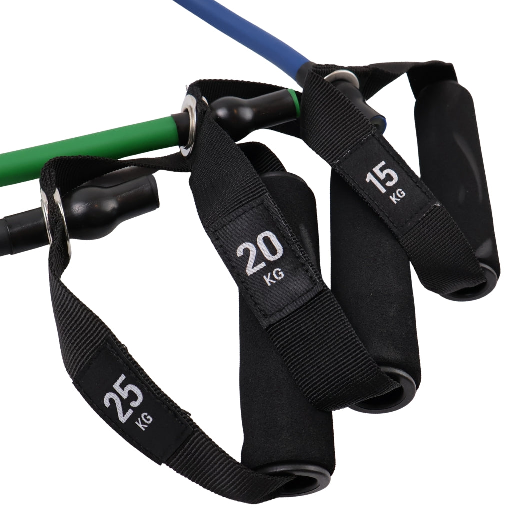 Übungsbänder mit Griffen, 3er-Pack. Exertubes - NORDIC POWER