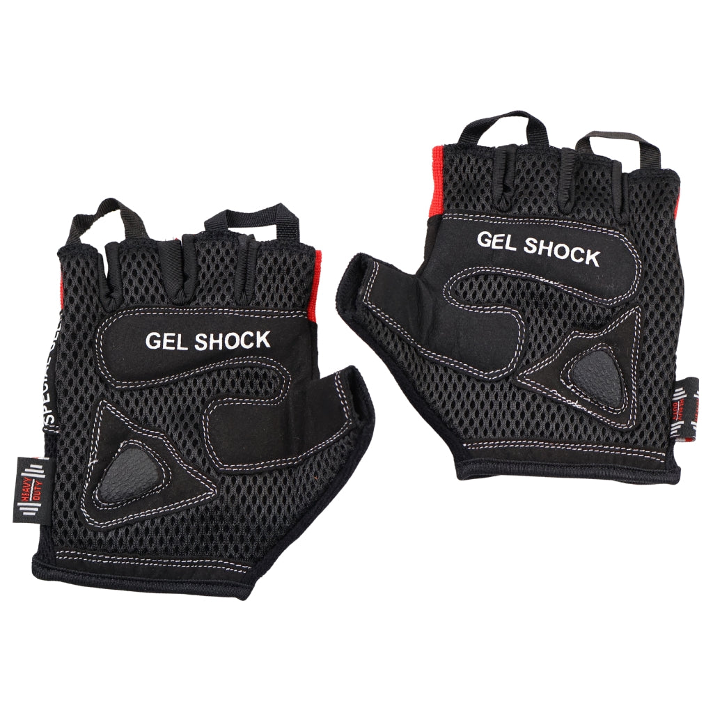 Trainingshandschuhe Schwarz/Rot, Größe S - NORDIC POWER