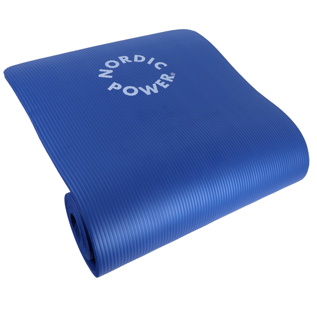 Trainingsmatte Blau 1,5 cm Dick - NORDIC POWER - ANGEBOT