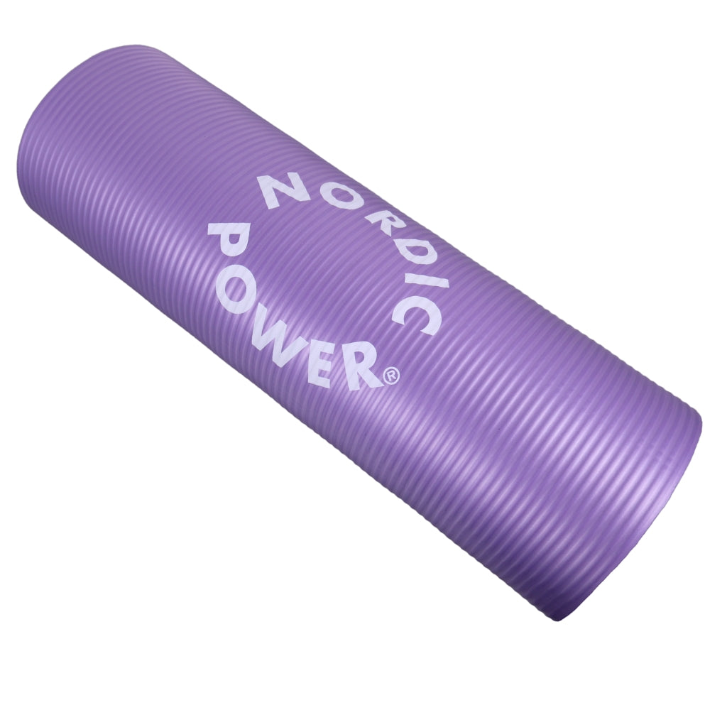 Trainingsmatte Lila 1,5 cm Dick - NORDIC POWER - ANGEBOT