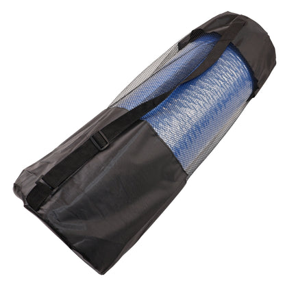 Trainingsmatte Schwarz 1,5 cm dick, mit Tasche - NORDIC POWER