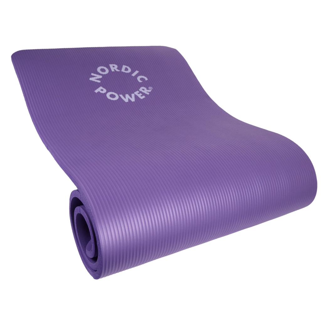 Trainingsmatte Lila 1,5 cm Dick - NORDIC POWER - ANGEBOT