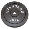 Hantelscheibe 10 kg, Black Metal, Ø30 mm - NORDIC POWER