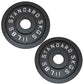 Hantelscheibe 5 Kg. Schwarzes Metall 1 Stück. Ø50 mm - NORDIC POWER