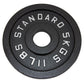 Hantelscheibe 5 Kg. Schwarzes Metall 1 Stück. Ø50 mm - NORDIC POWER