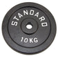 Hantelscheibe 10 kg, Black Metal, Ø30 mm - NORDIC POWER