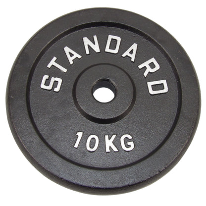 Hantelscheibe 10 kg, Black Metal, Ø30 mm - NORDIC POWER