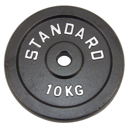 Hantelscheibe 10 kg, Black Metal, Ø30 mm - NORDIC POWER