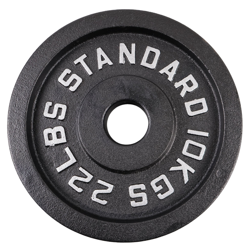 Hantelscheibe 10 Kg. Schwarzes Metall 1 Stück. Ø50 mm - NORDIC POWER