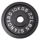 Hantelscheibe 10 Kg. Schwarzes Metall 1 Stück. Ø50 mm - NORDIC POWER