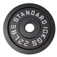 Hantelscheibe 10 Kg. Schwarzes Metall 1 Stück. Ø50 mm - NORDIC POWER