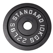 Hantelscheibe 10 Kg. Schwarzes Metall 1 Stück. Ø50 mm - NORDIC POWER