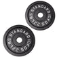 Hantelscheibe 10 Kg. Schwarzes Metall 1 Stück. Ø50 mm - NORDIC POWER