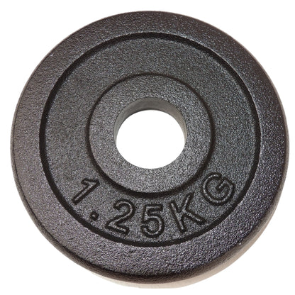 Billig Vægtskive 1,25 kg, Sort Jern, Fra NORDIC POWER - Altid Billigst Her  - Maxis.dk