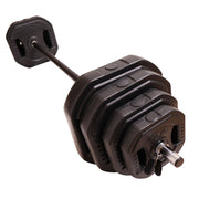 Bodypump Set 35 kg. Schwarz - NORDIC POWER - Ø25 mm