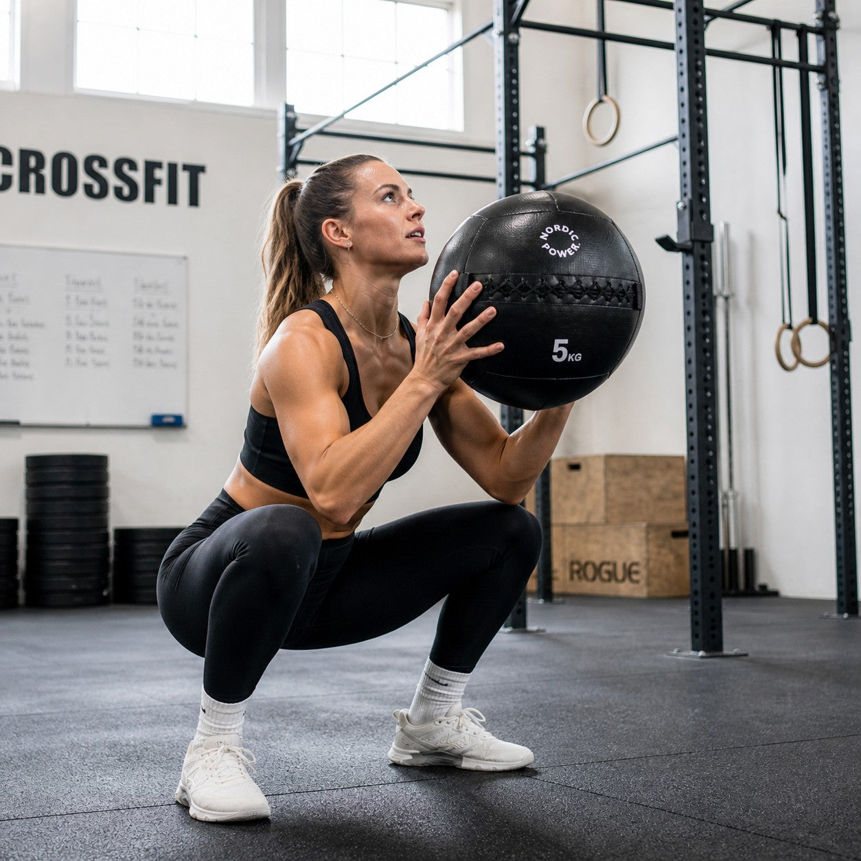 Wandball 6 kg, Schwarz - NORDIC POWER