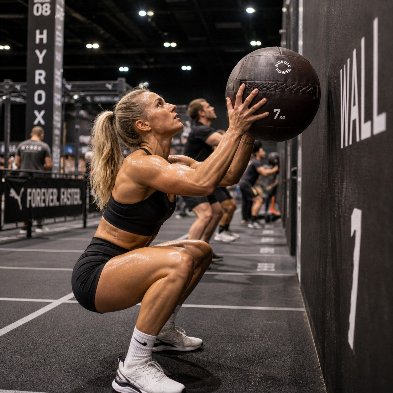 Wandball 6 kg, Schwarz - NORDIC POWER