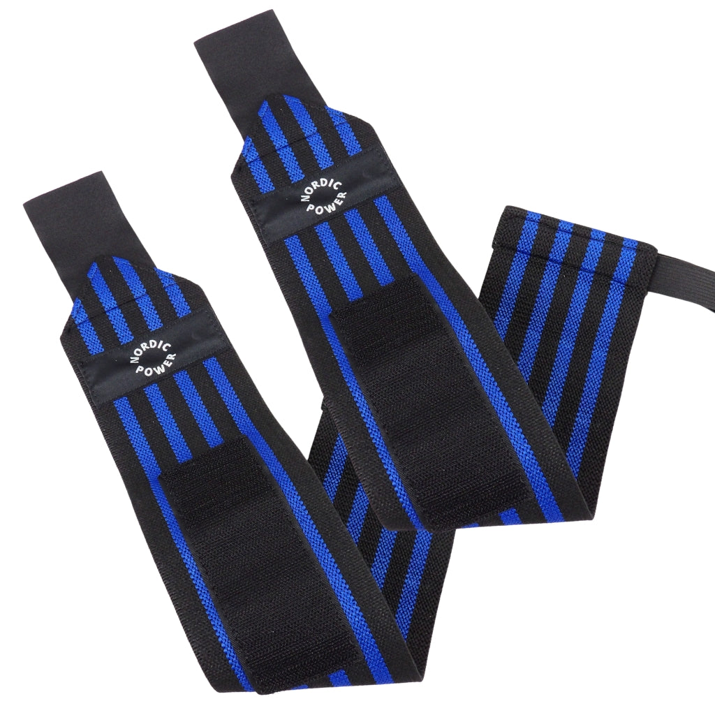 Handgelenkstütze / Handgelenkbandage Blau 2 Stück - NORDIC POWER - Restbestand