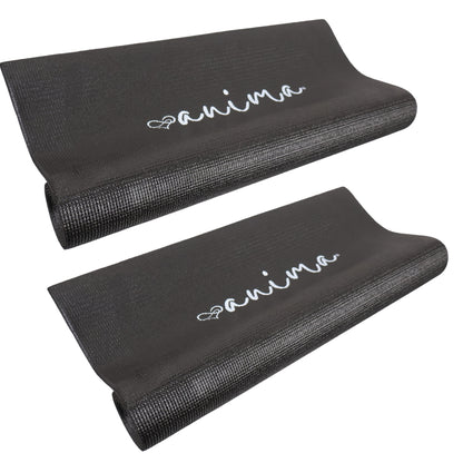 2 Stk. Yogamatte Schwarz 3 mm - ANIMA