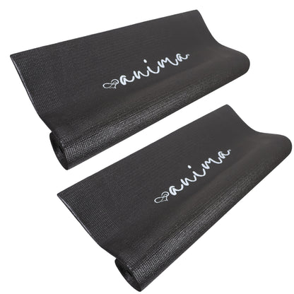 2 Stk. Yogamatte Schwarz 3 mm - ANIMA
