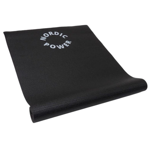 Yogamatte Schwarz 4 mm NORDIC POWER