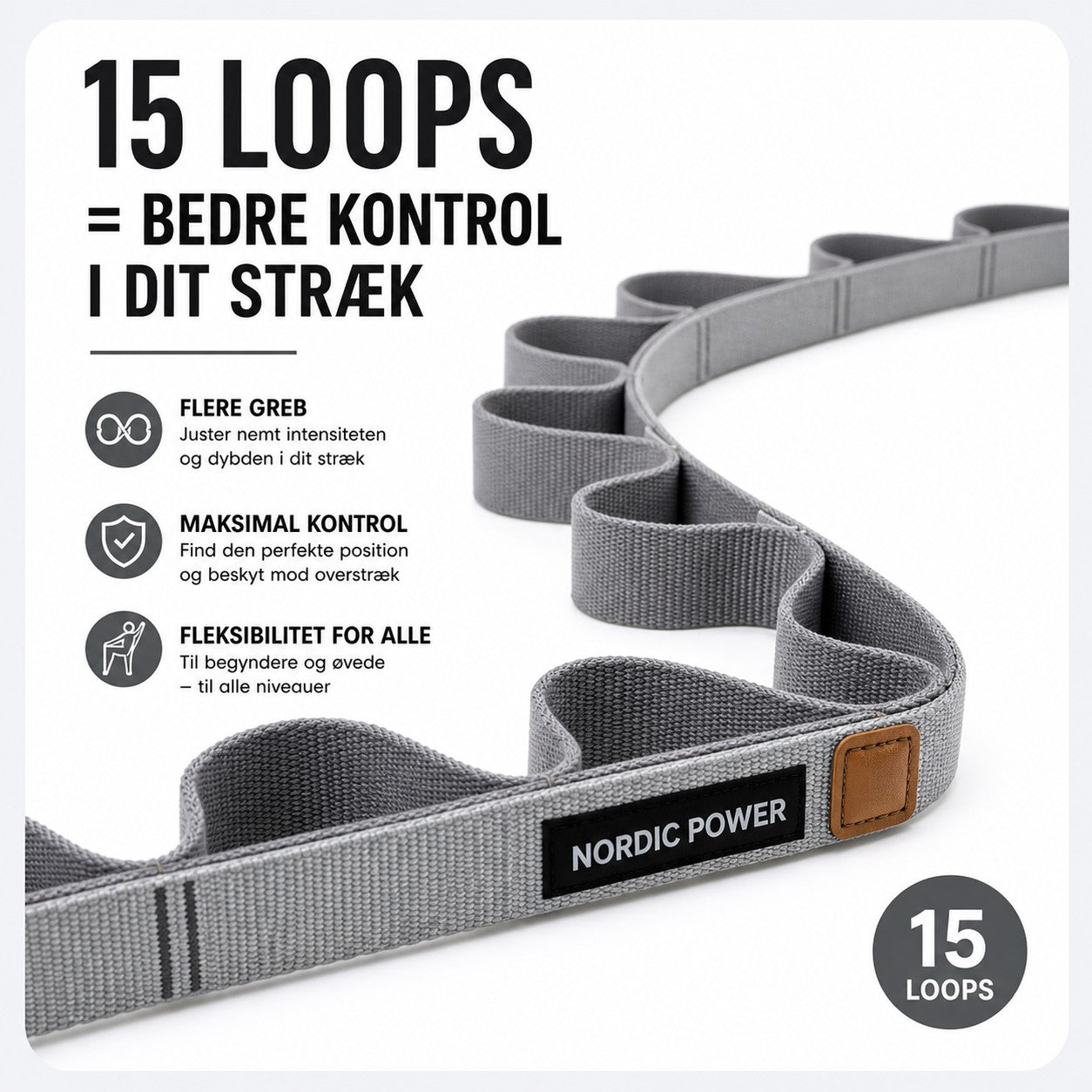 Trainingsmatte Lila 1,5 cm Dick - NORDIC POWER - ANGEBOT