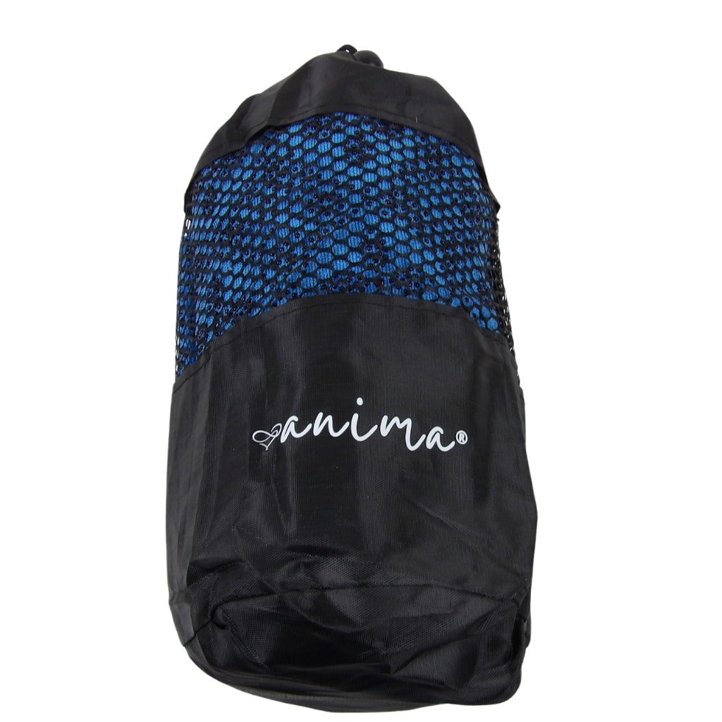 Yogamatte Blau, mit Antirutsch und Tasche - ANIMA