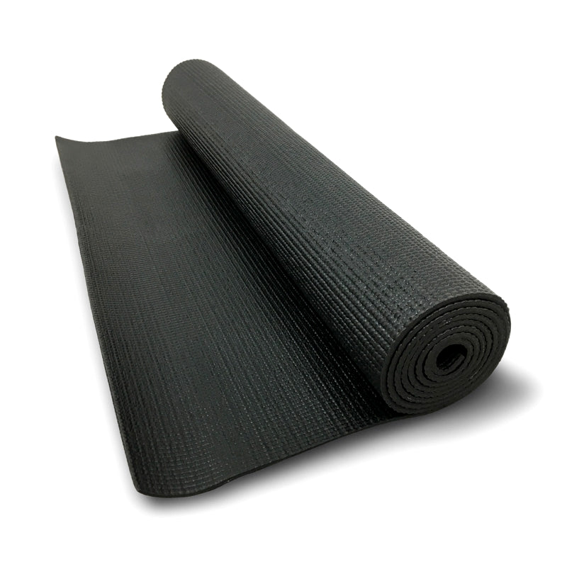 Køb Billig Yogamåtte 4 mm. Sort - Perfekt Til Dine Yoga Øvelser 